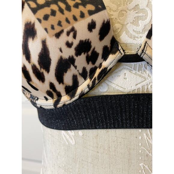 Victoria Secret push up bra 34C leopard cheetah print - Picture 4 of 7